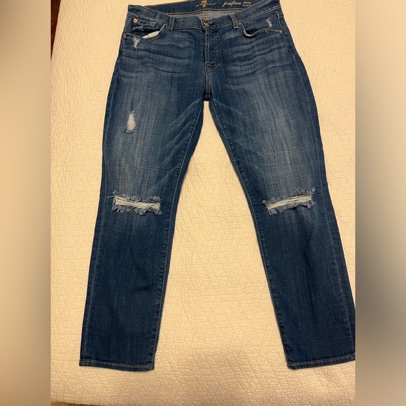 7 for all mankind Josefina skinny boyfriend 28 - Picture 1 of 10